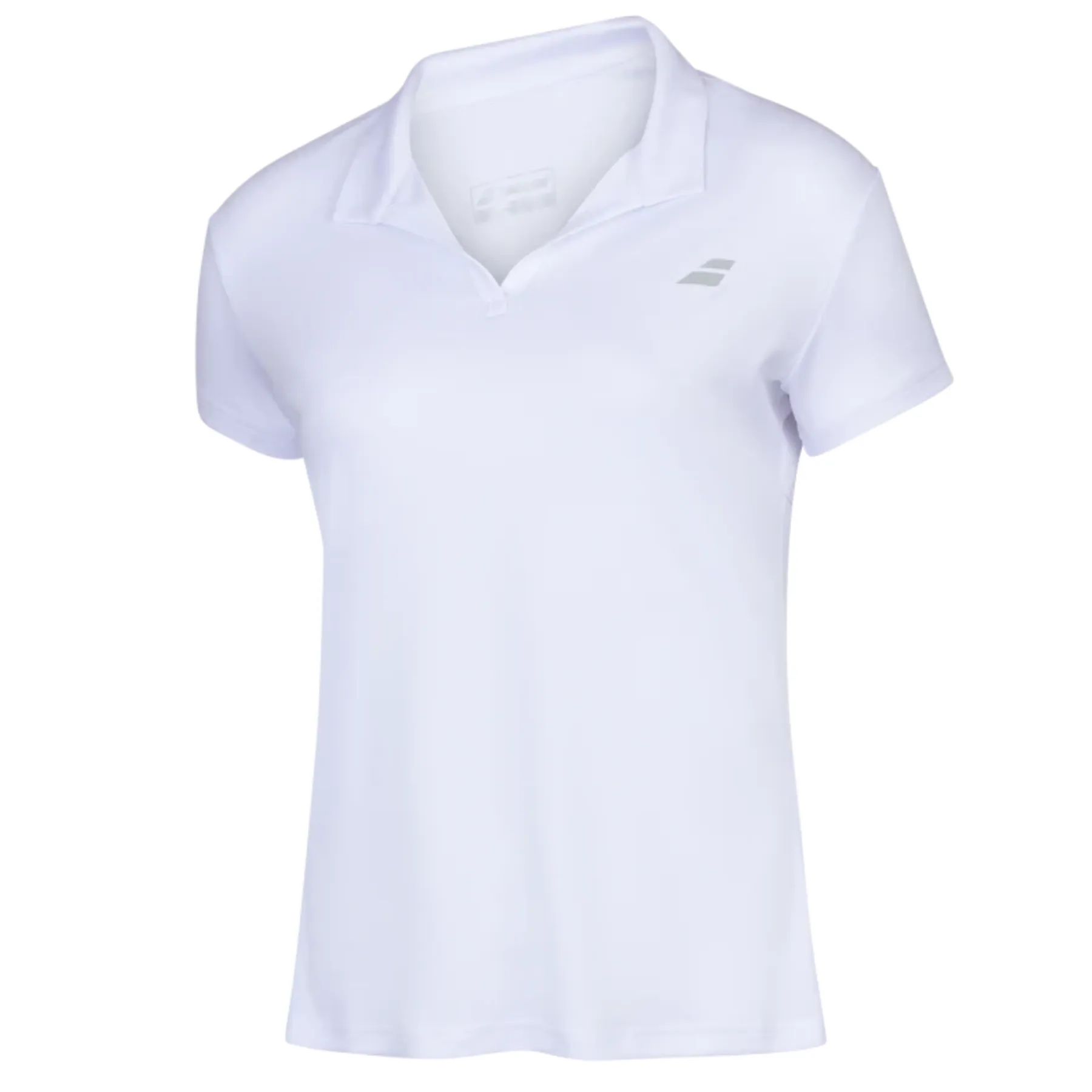 Babolat Play Girls Polo - White/White