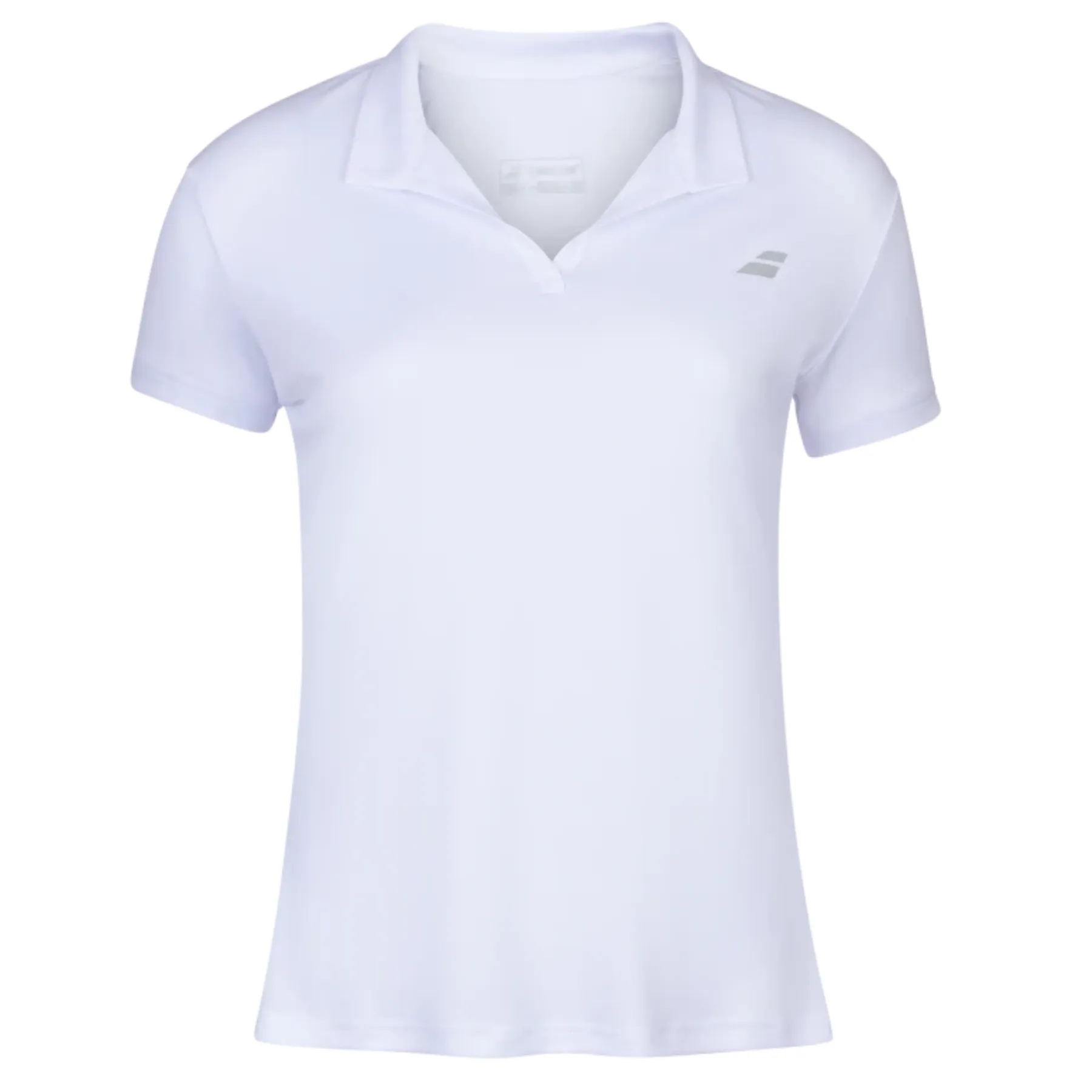 Babolat Play Girls Polo - White/White