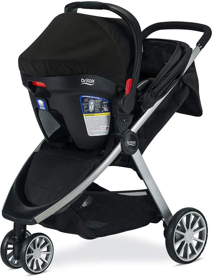 Britax B-Lively & B-Safe Ultra Travel System - Noir