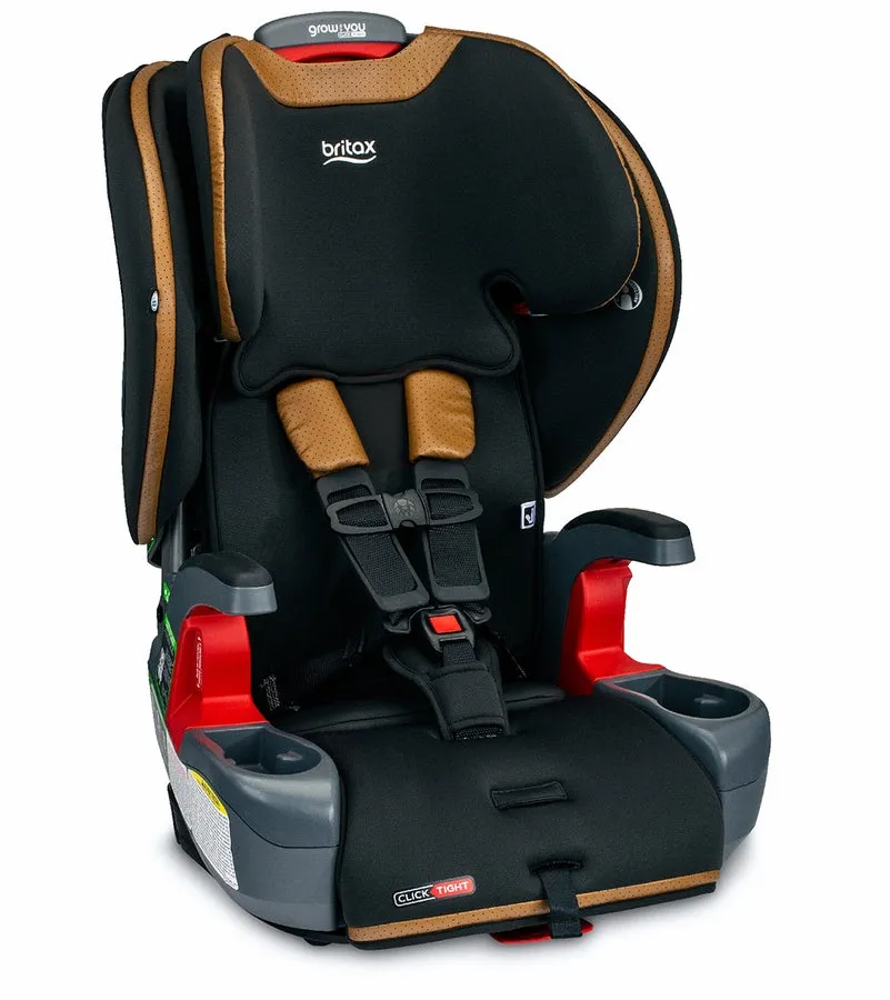 Britax Grow With You ClickTight Harness Booster Car Seat - Ace Black