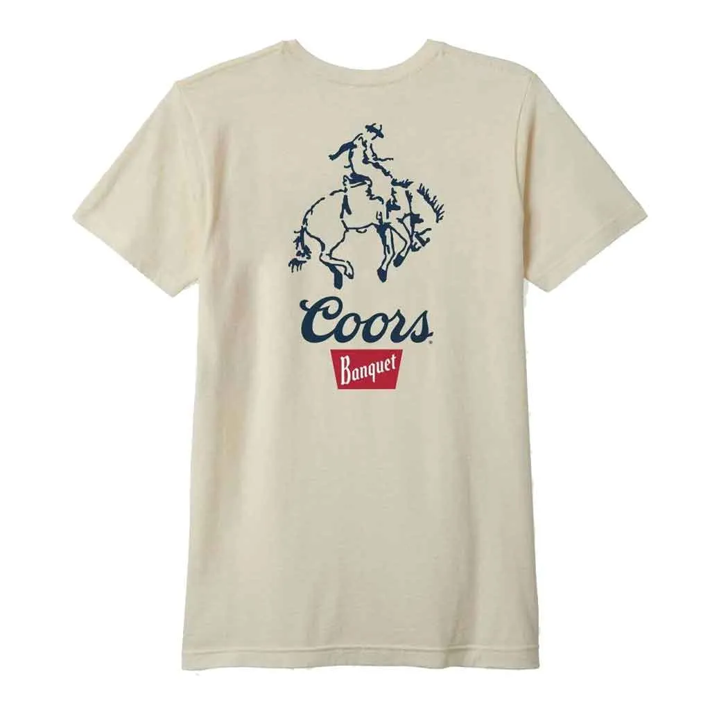 Brixton x Coors Colt S/S Tee - Natural