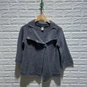 Chunky Knit 3/4 Sleeve Sweater *as is*