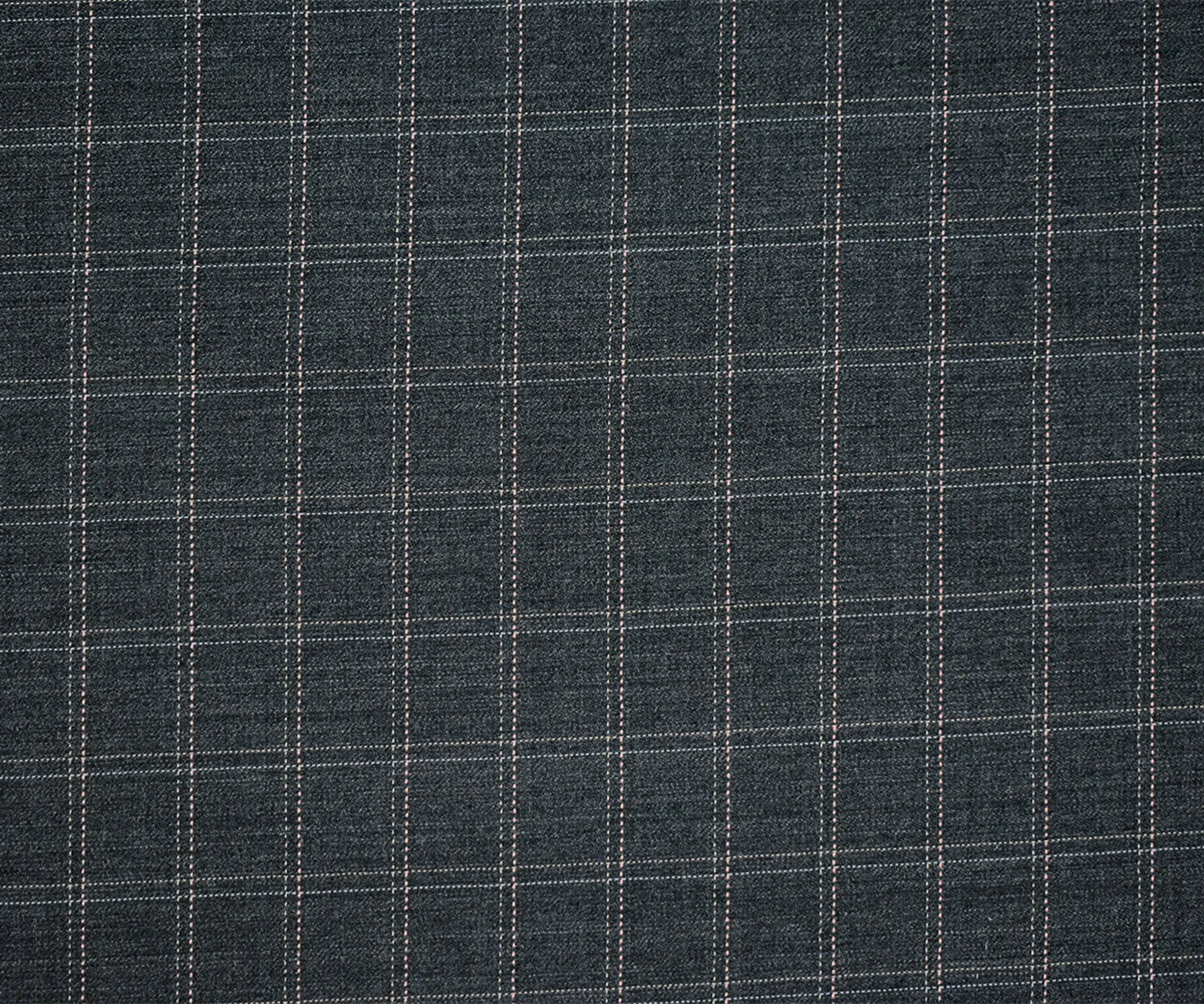 Dark Gray-Pink-Multi Wool Blend Twill Woven Shirting Fabric