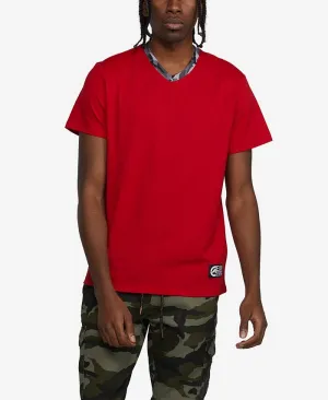 Ecko Unltd Men's Winning Ways V-Neck Short Sleeve T-Shirt Red