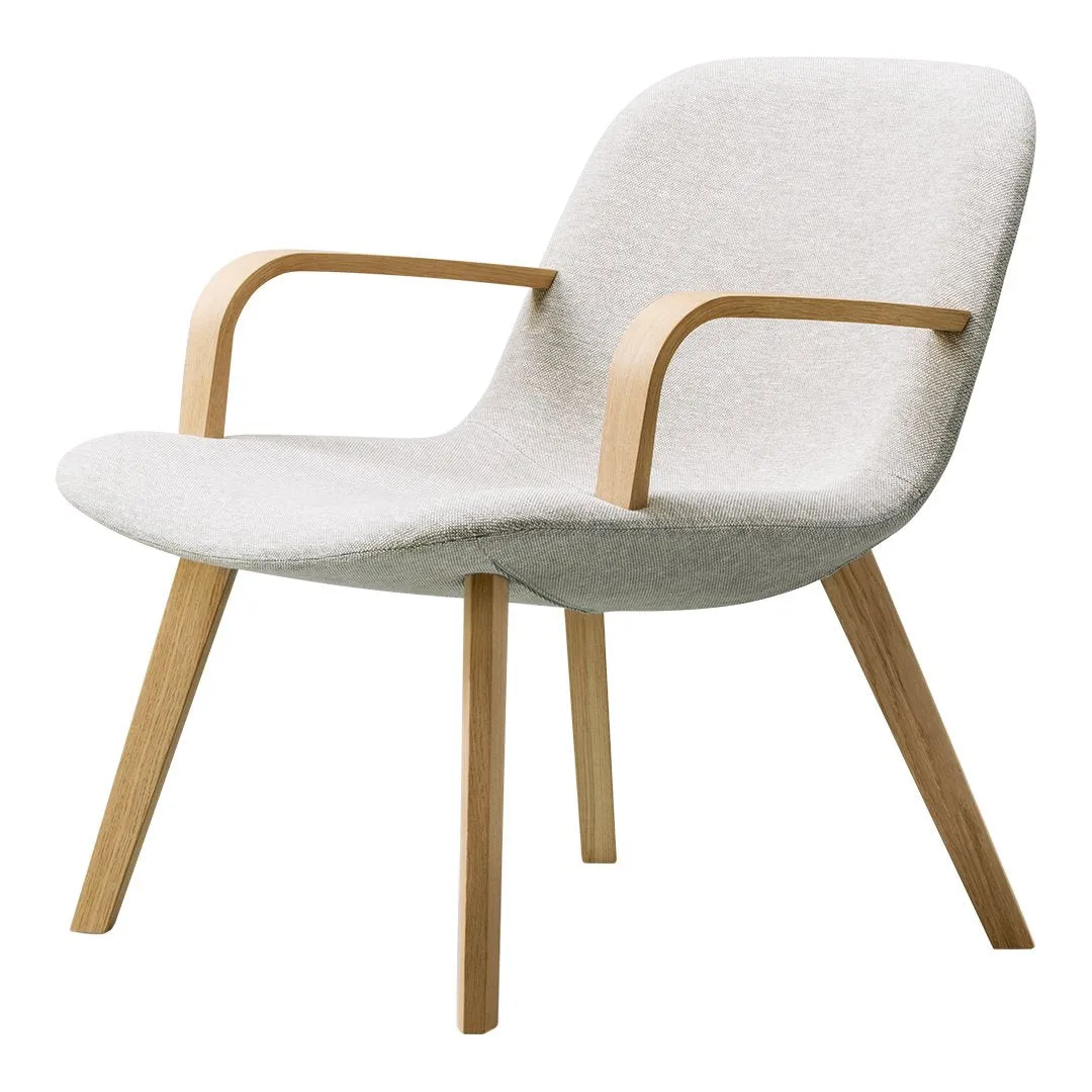 Erik Jørgensen Eyes Lounge Armchair - Wood Base