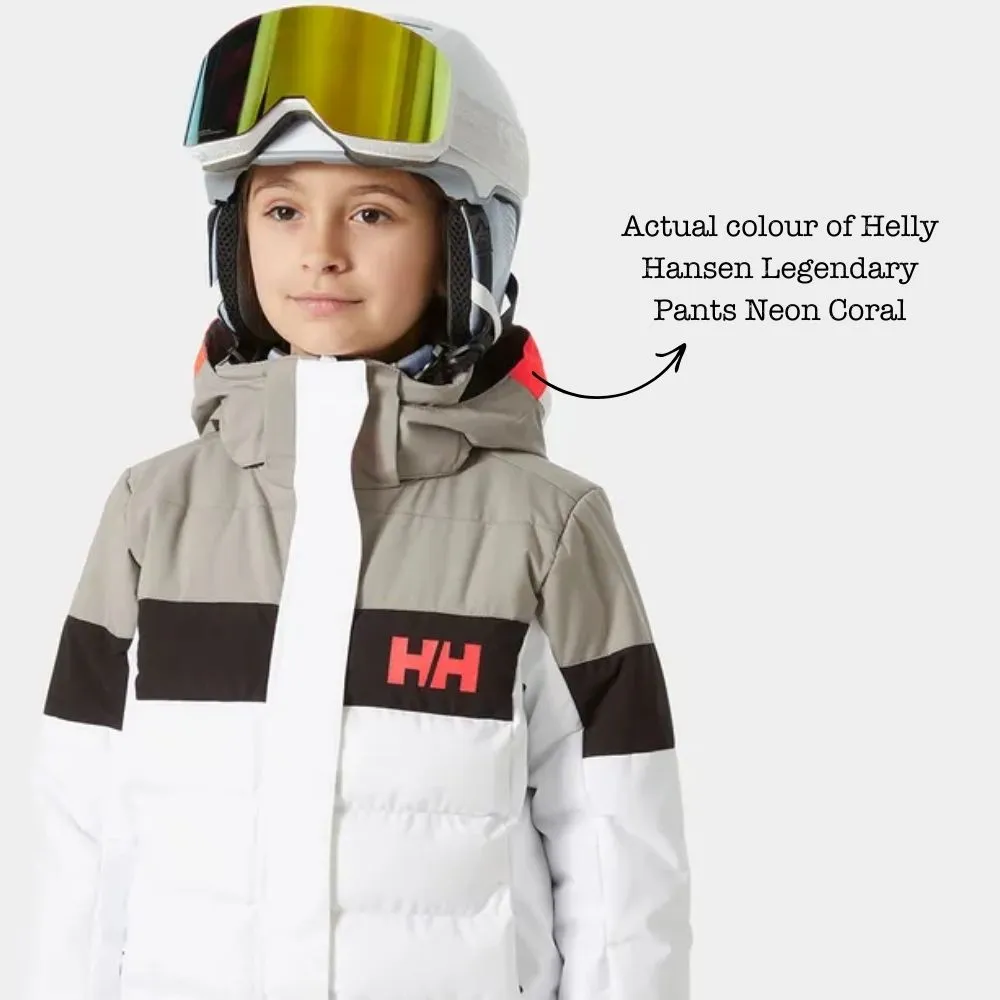 Helly Hansen Girls Legendary Ski Pants - Neon Coral