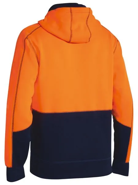 Hi Vis Zip Front Fleece Hoodie - BK6819