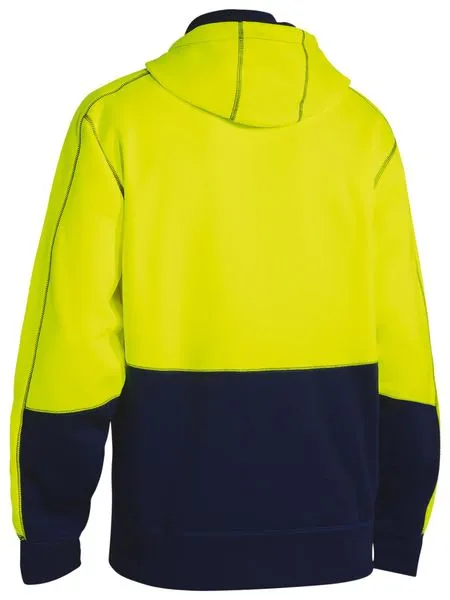 Hi Vis Zip Front Fleece Hoodie - BK6819