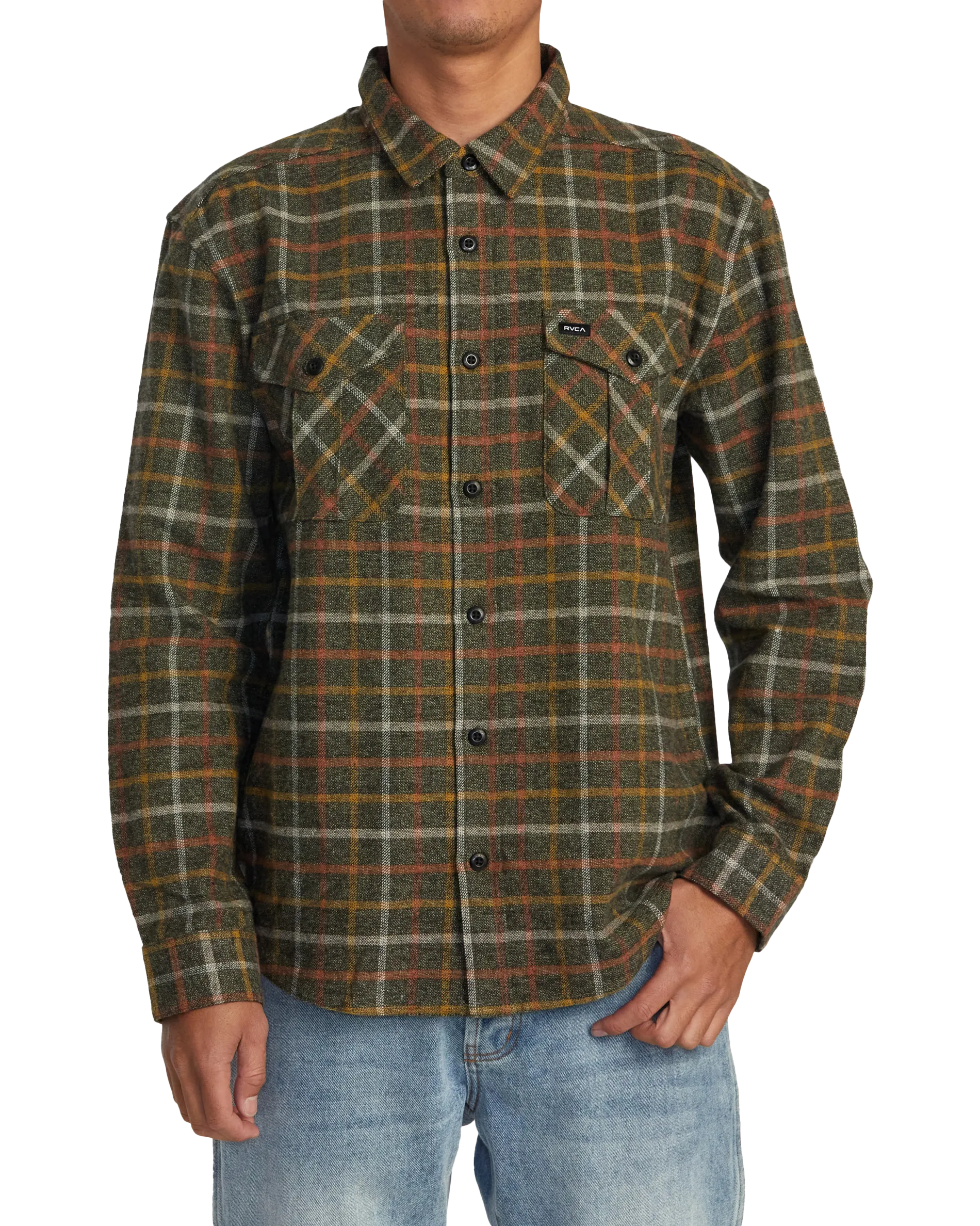 Hughes Flannel Shirt in Warm Grey