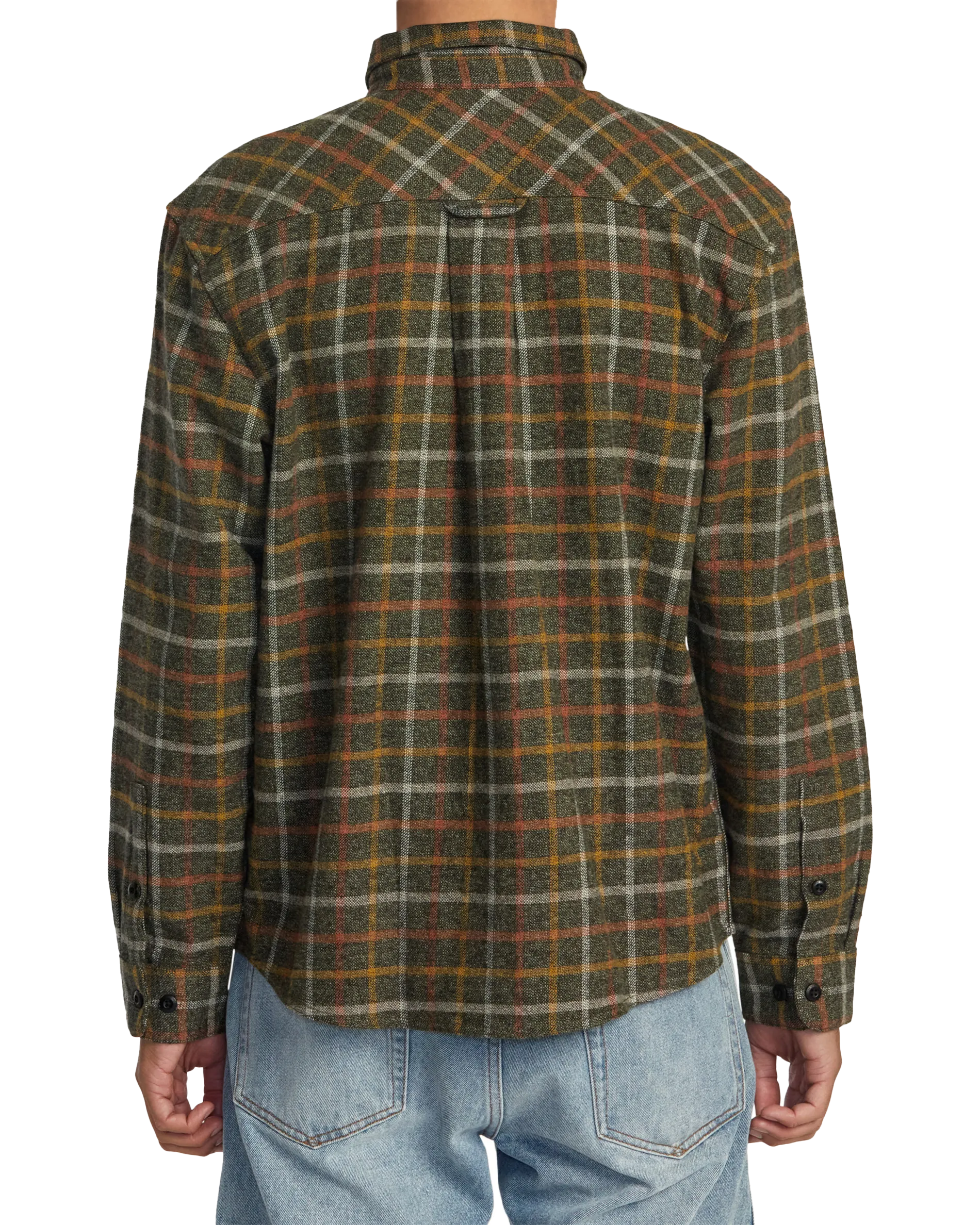 Hughes Flannel Shirt in Warm Grey