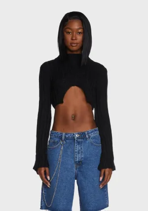 Incognito Queen Cropped Sweater