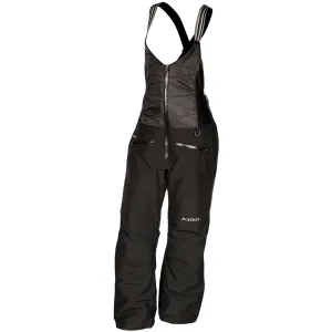 Klim  Womens Allure Bib Snowmobile Pants Waterproof Insulated Seat Dry Black