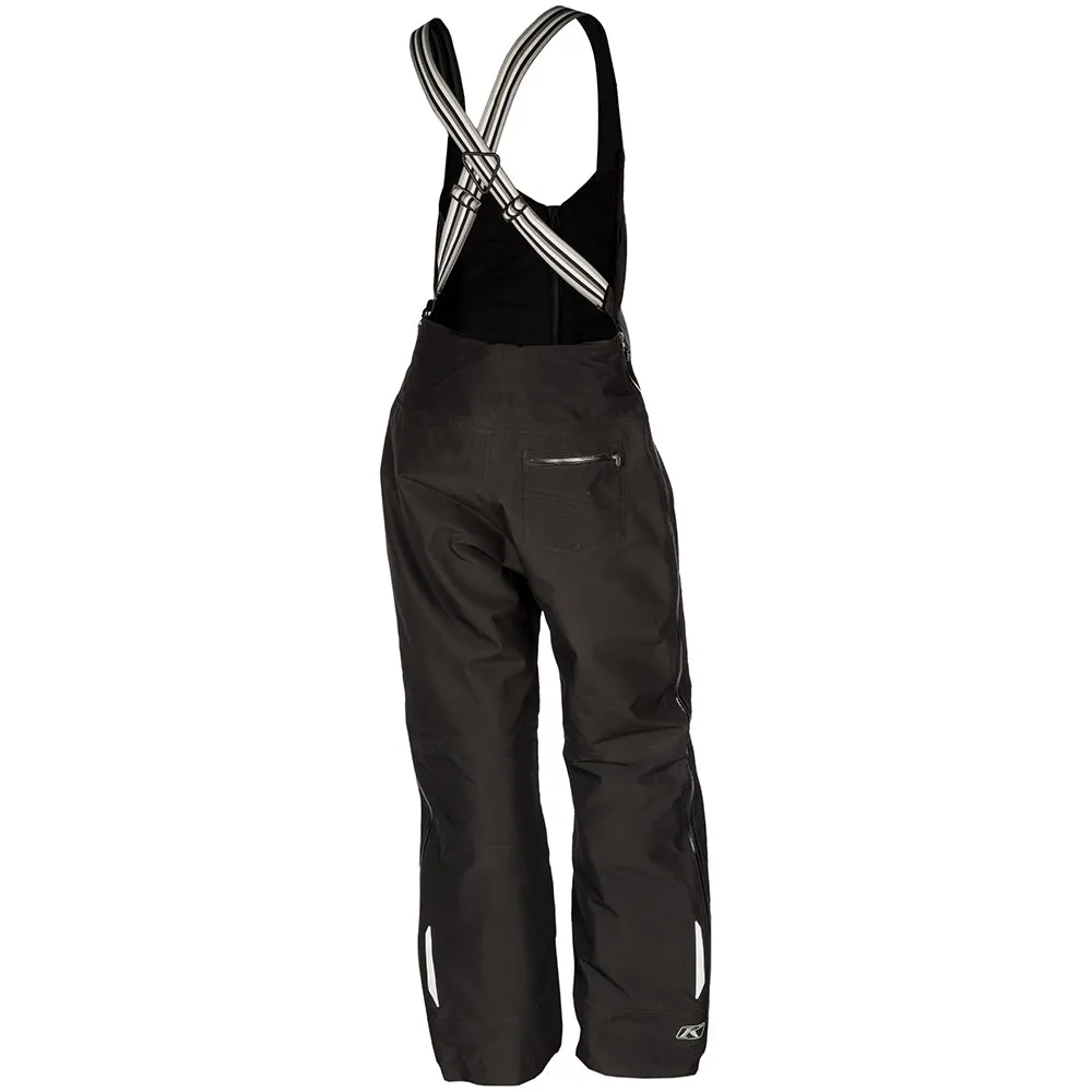 Klim  Womens Allure Bib Snowmobile Pants Waterproof Insulated Seat Dry Black