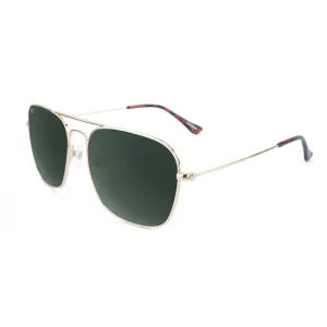 Knockaround Mount Evans Men's Sunglasses - Gold/Aviator Green