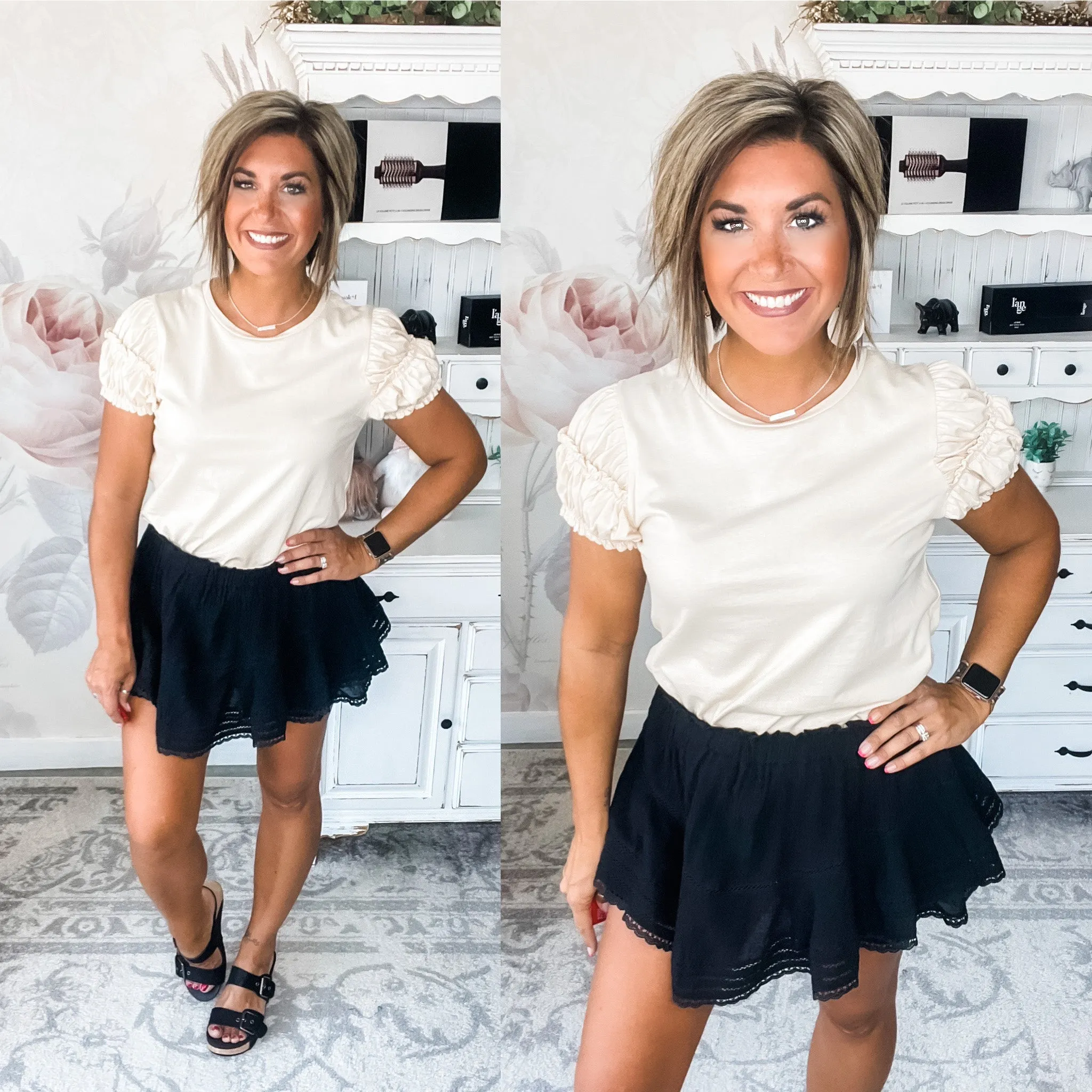 Look So Cute Skort - Black