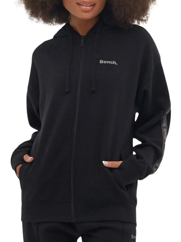 Maclennan Bench Logo Zip Fleece Sweatshirt, Black