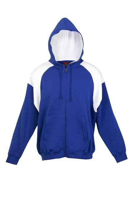 Men's Shoulder Contrast Zip Hoodie - F303HZ