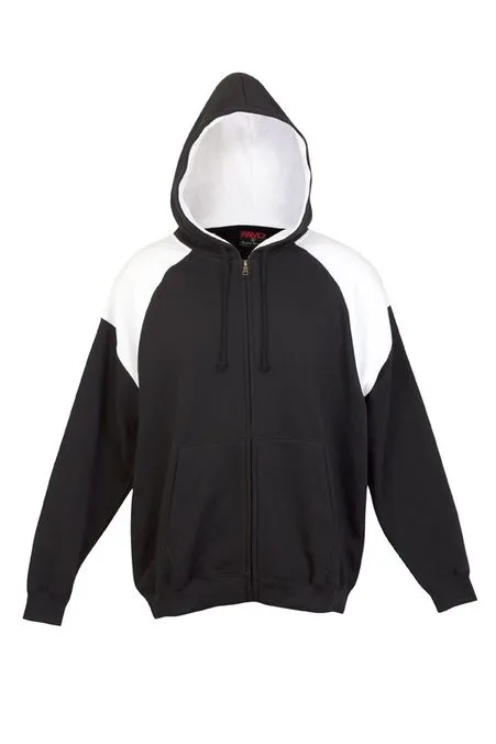 Men's Shoulder Contrast Zip Hoodie - F303HZ