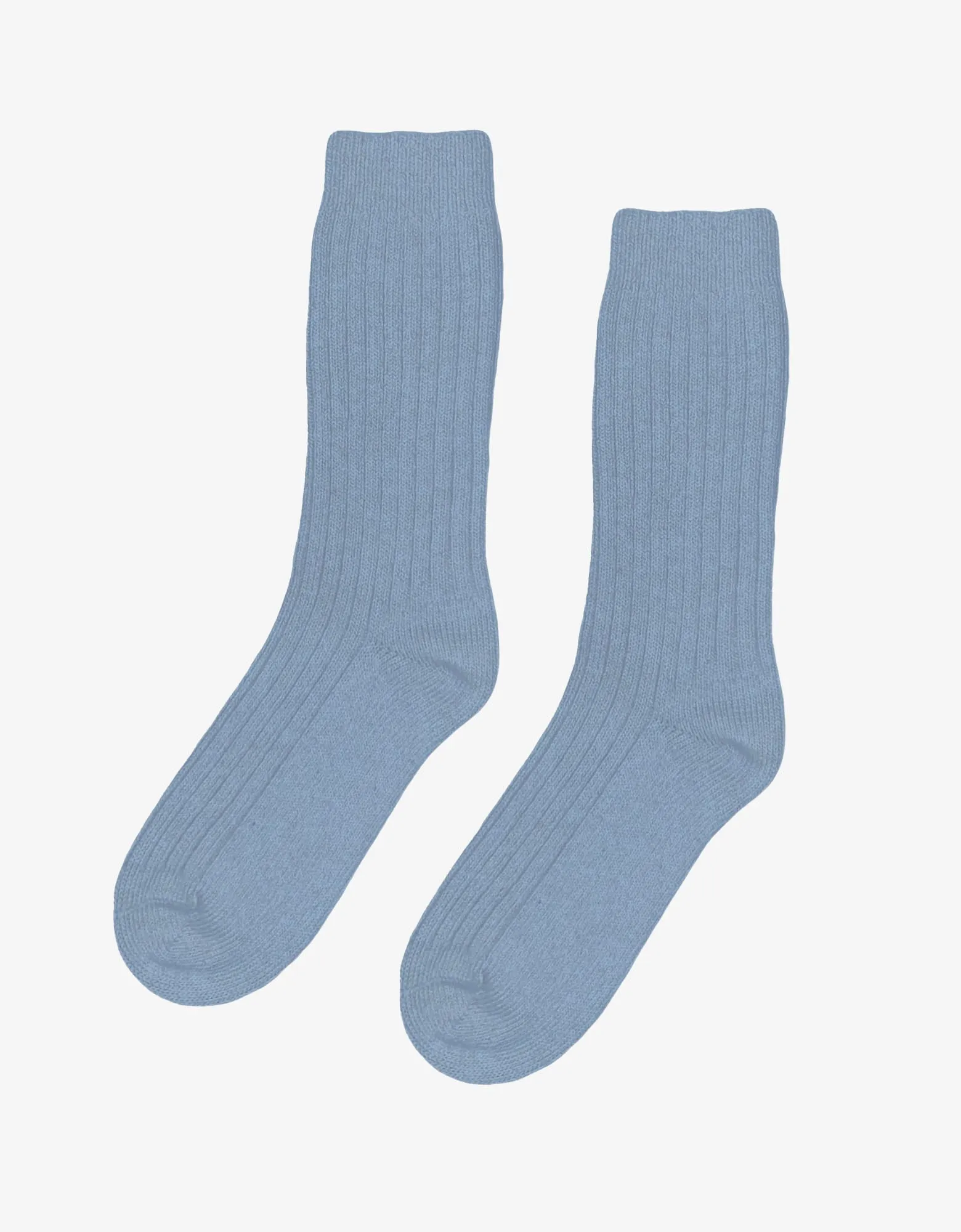 Merino Wool Blend Sock - Stone Blue