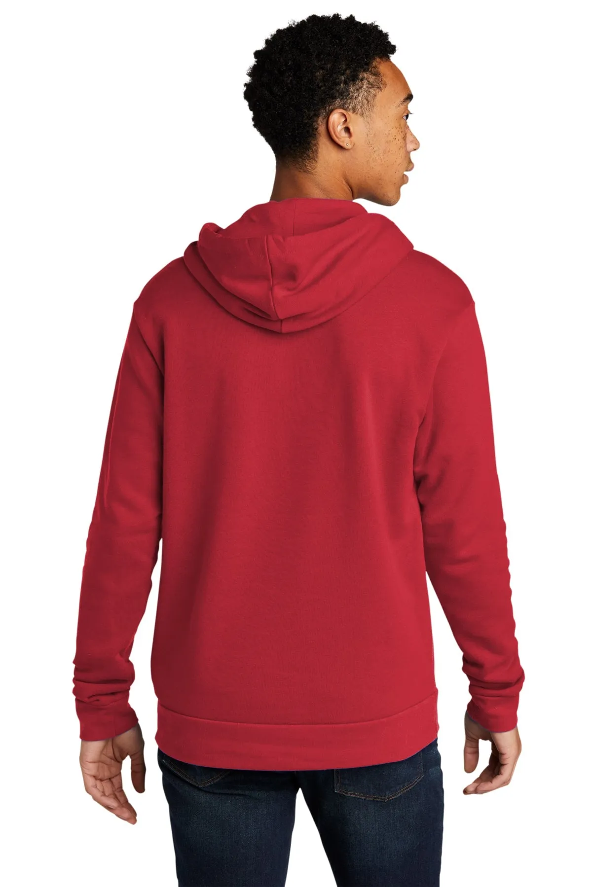 Next Level Unisex Beach Fleece Customized Hoodies, Red