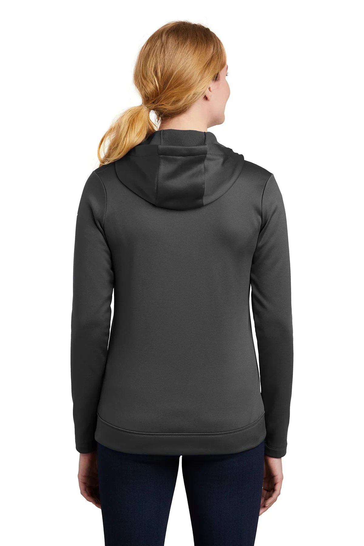 Nike Ladies ThermaFIT Customized Zip Hoodies, Anthracite