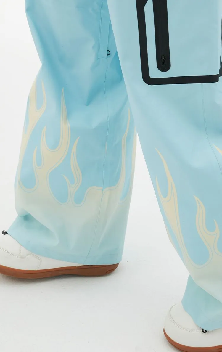 RandomPow Print Flame Fleece Pants - Women's