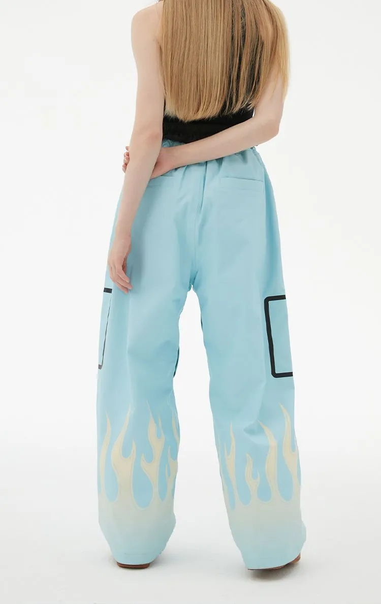 RandomPow Print Flame Fleece Pants - Women's