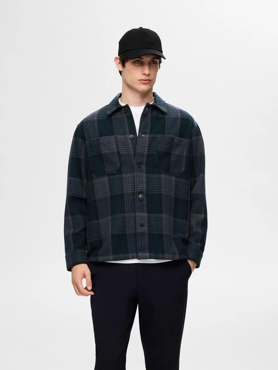 Selected Homme - Boxy Check Overshirt