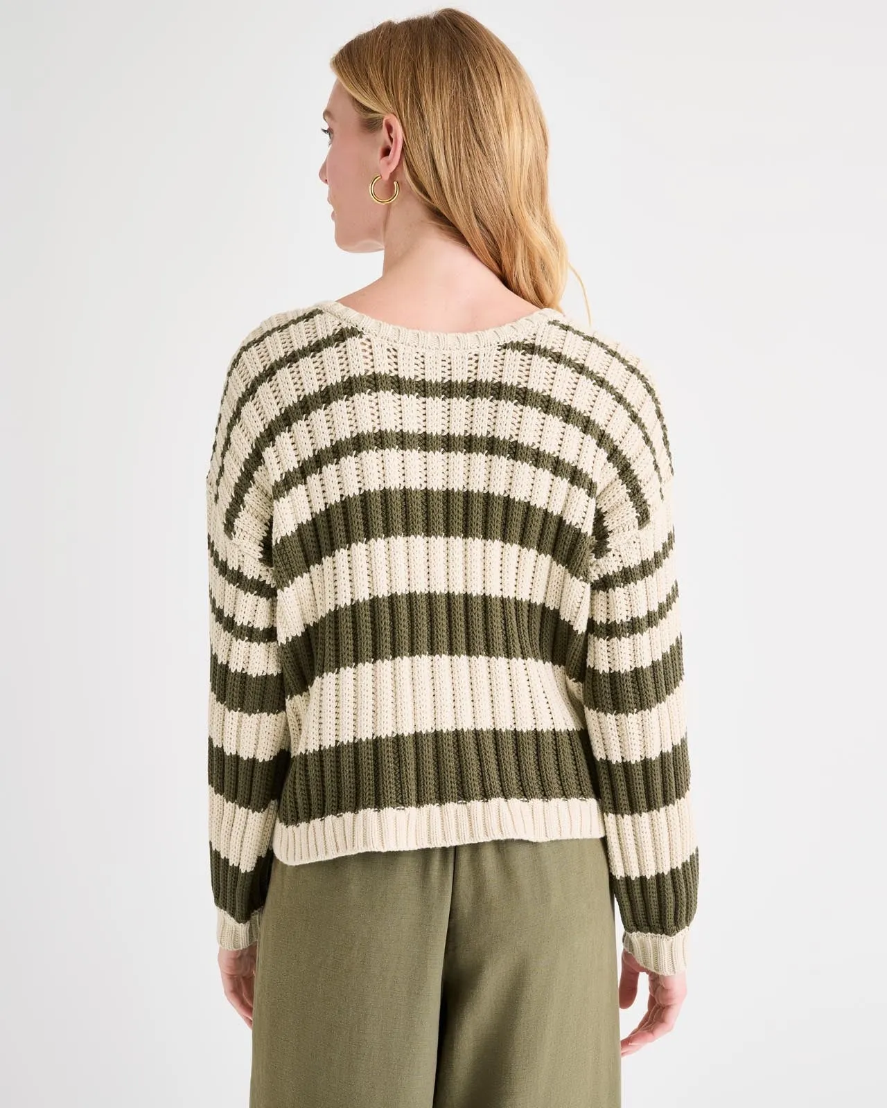 Splendid x Rachelove Striped Reversible Cardigan