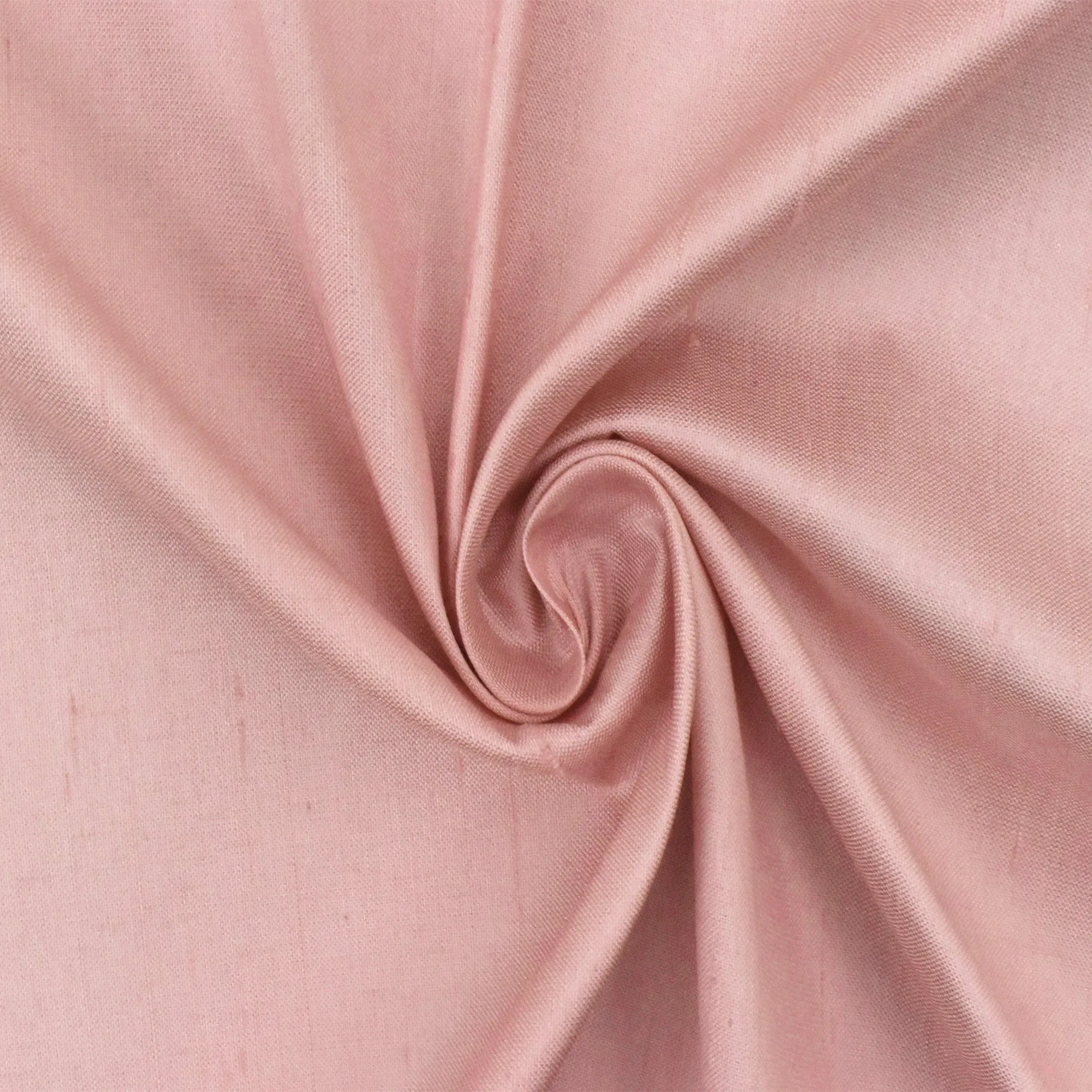 Sunrise Pink Solid Silk Dupioni Shantung Woven Fabric