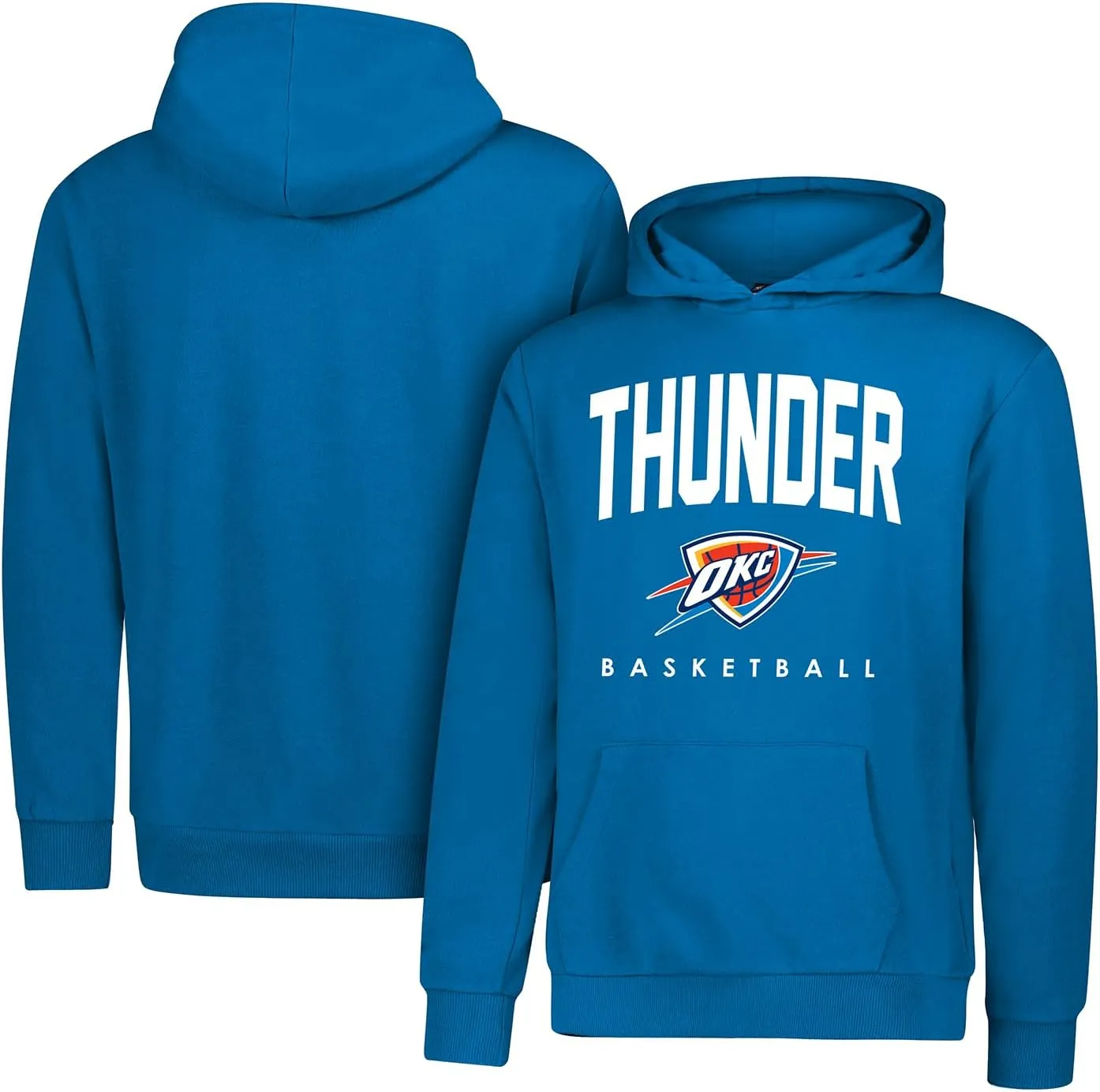 Ultra Game NBA Official Youth Super Soft Teamster Hoodie Sweatshirt, Oklahoma City Thunder, Team Color|Oklahoma City Thunder