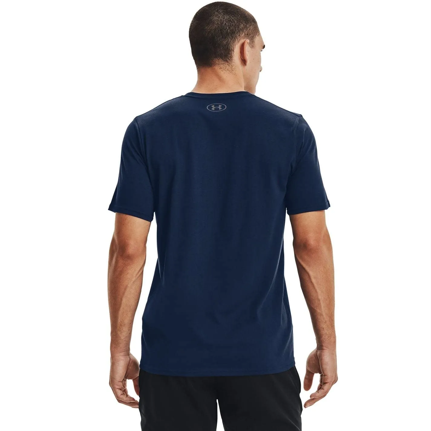 Under Armour Men's UA Sportstyle Left Chest Short Sleeve Shirt SM Navy