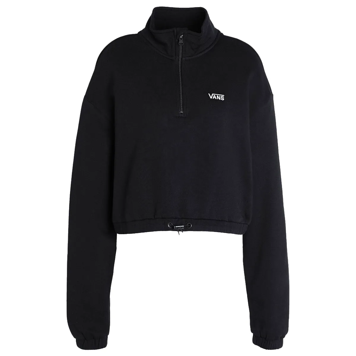 Vans Women's Left Chest Half-Zip Pullover Sweatshirt