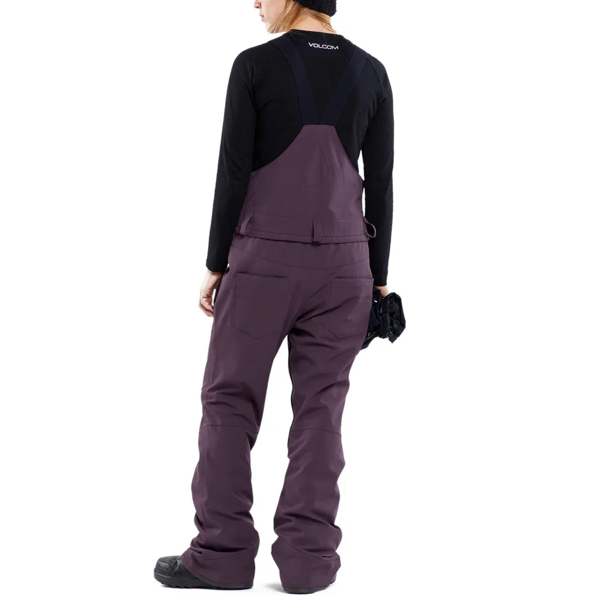 Volcom Womens Swift Bib Overalls 2024 Snowboard Pants - Blackberry