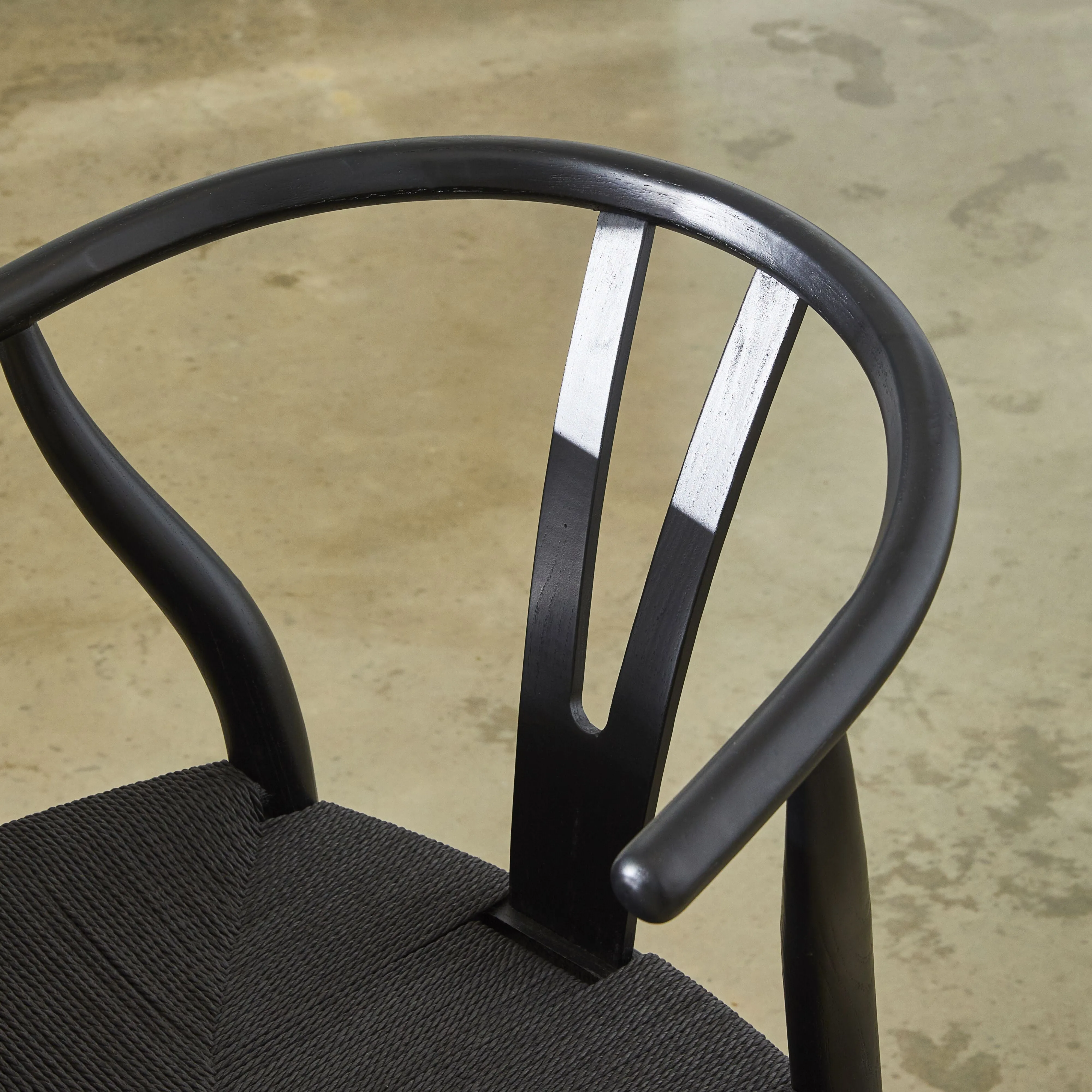 Wishbone Chair Black