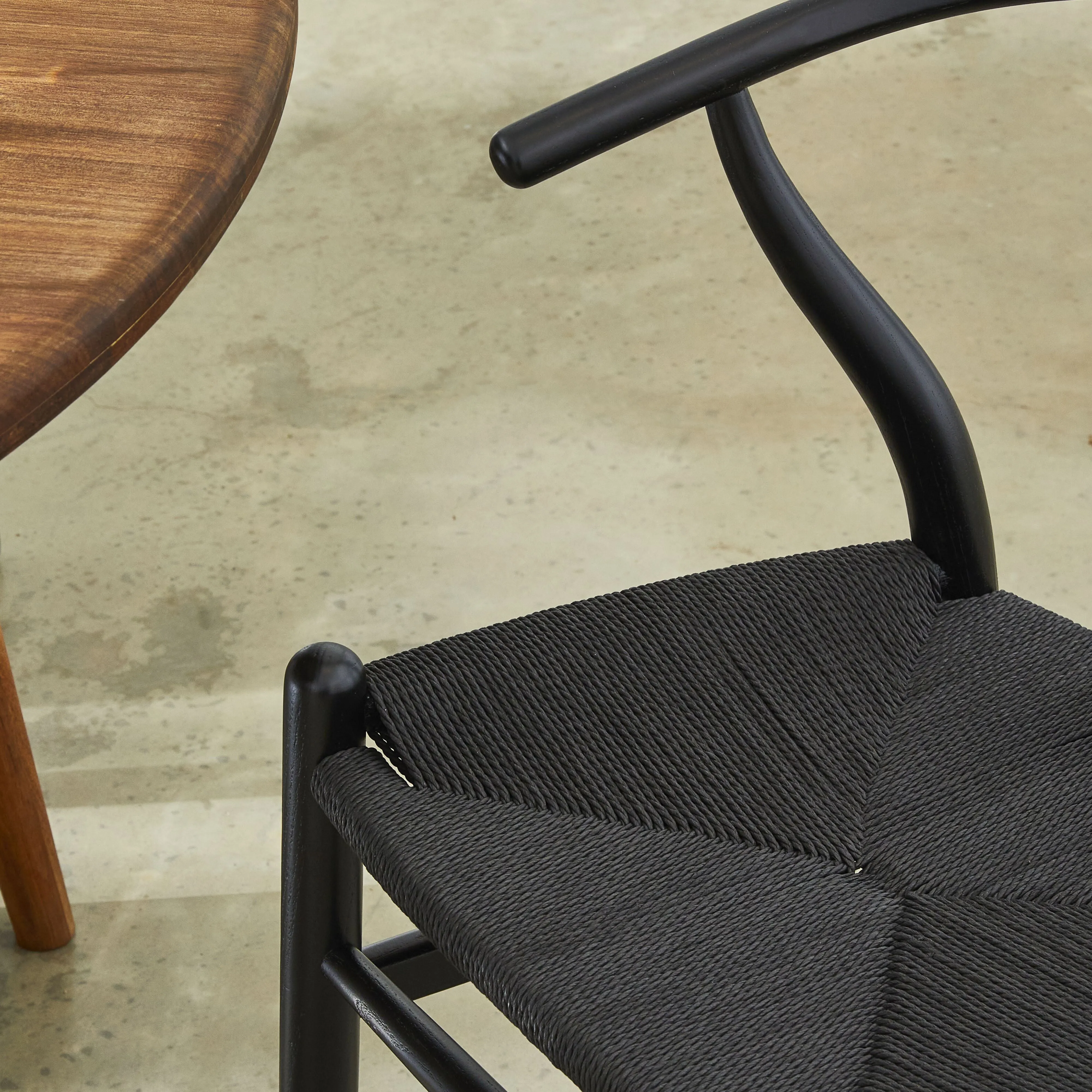 Wishbone Chair Black