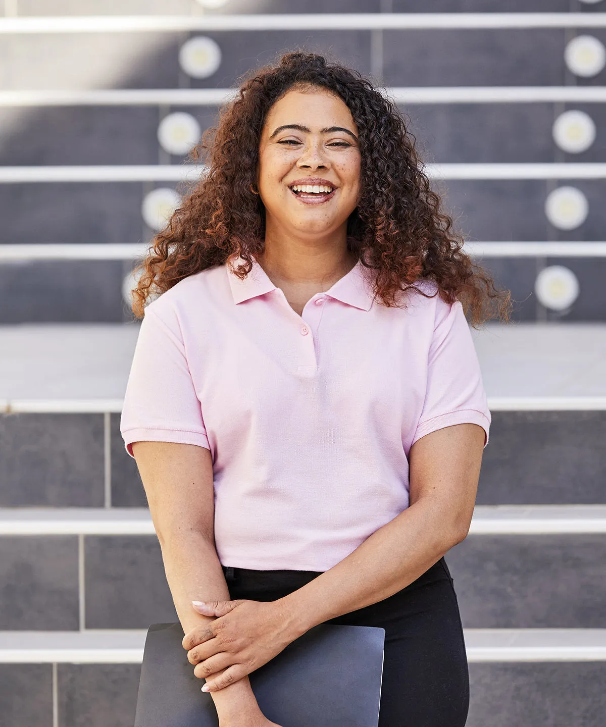 Womens premium polo | Burgundy