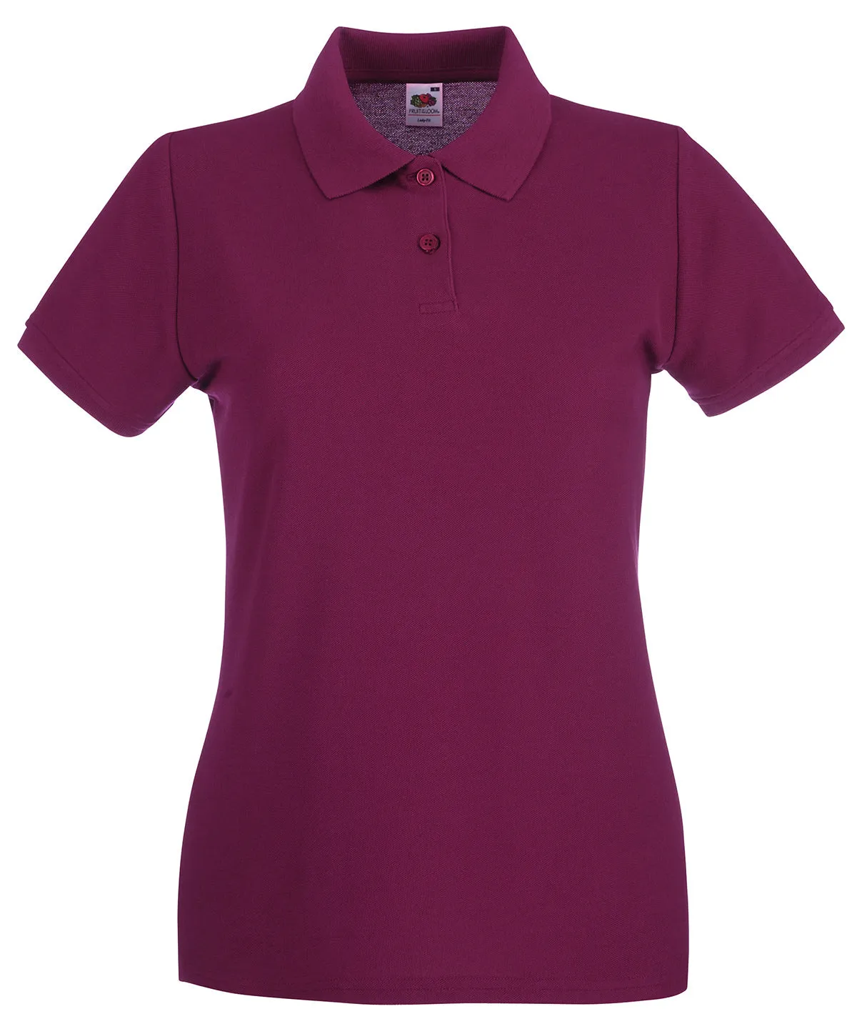 Womens premium polo | Burgundy